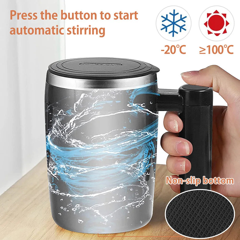 Self-Stirring Coffee Cup Rechargeable Auto Magnetic Coffee Mug