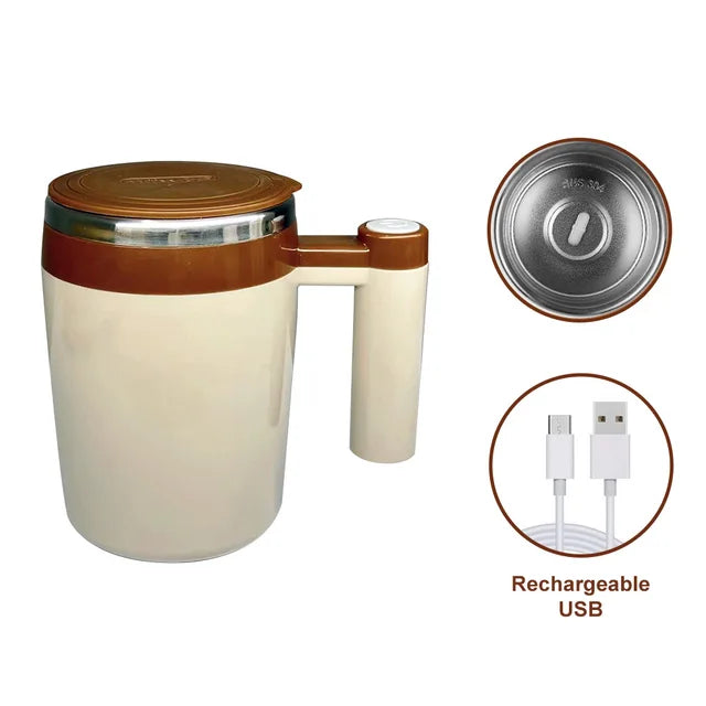 Self-Stirring Coffee Cup Rechargeable Auto Magnetic Coffee Mug