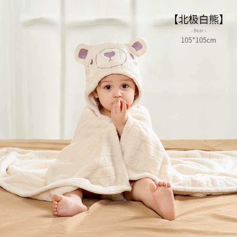 Baby bath towels, children's bathrobes, newborn baby towels