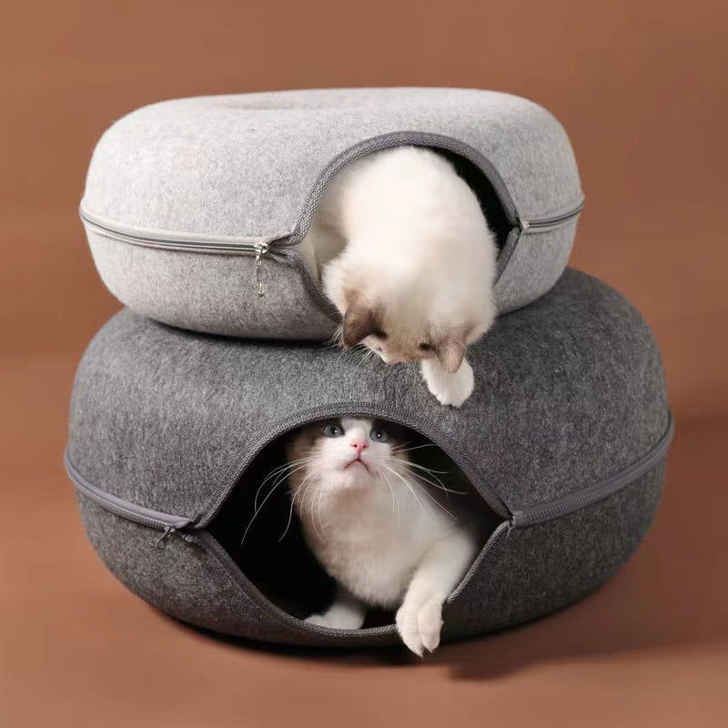 Get this Cat Donut Bed today